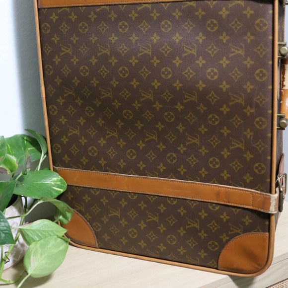 Vintage French Company Louis Vuitton Stratos 70 Monogram Suitcase Travel Bag - Picture 4 of 16